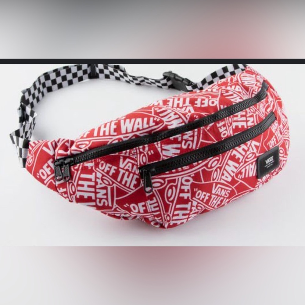 VANS off the wall OTW logo Fanny pack red white black
